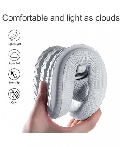 Cloud Slippers for Women and Men Non-Slip Shower Slides Bathroom Pillow Sandals Summer Pool Flip Flops Outdoor Indoor, Unisex...