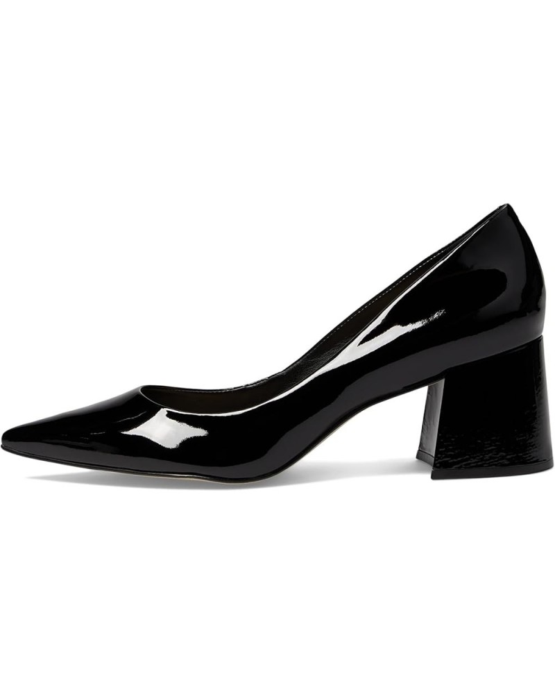 Dawn Block Heel Pump Black Patent $36.44 Pumps