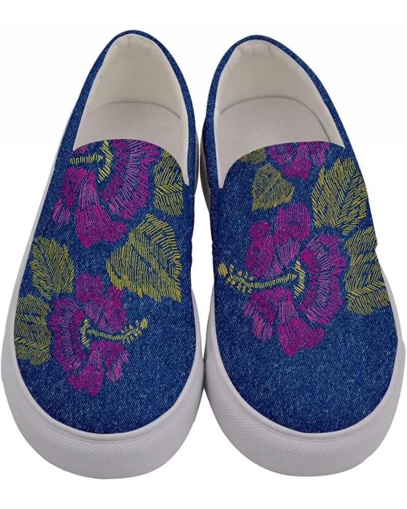 Women's Flats Slip On Canvas Sneakers Vintage Aloha Tribal Pattern for Fashion Casual Shoes, US5-US10.5 Blue 2 $19.60 Fashion...