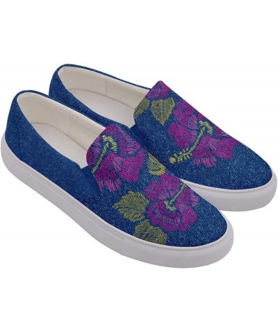 Women's Flats Slip On Canvas Sneakers Vintage Aloha Tribal Pattern for Fashion Casual Shoes, US5-US10.5 Blue 2 $19.60 Fashion...