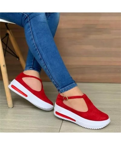 Sneakers for Women Slip On Canvas Shoes Low Top Classic Casual Fashion Lightweight Comfortable Walking Flat Loafers Red $13.5...