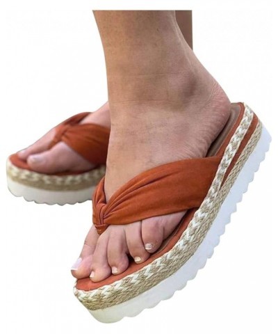 Flip Flop Women Size 12 With Arch Support Clear Sandals For Women Sandals Women Brown Flip Flops Women'S Sand Brown-5 $15.64 ...