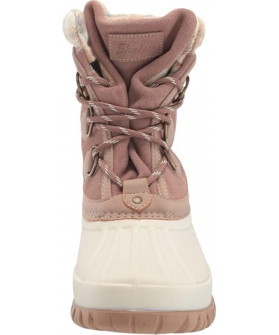 Womens Waterproof Cold Weather Boot Natural/Pink $27.27 Outdoor Shoes