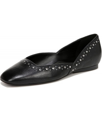 Women Cody Ballet Flat Black Studs $34.08 Flats