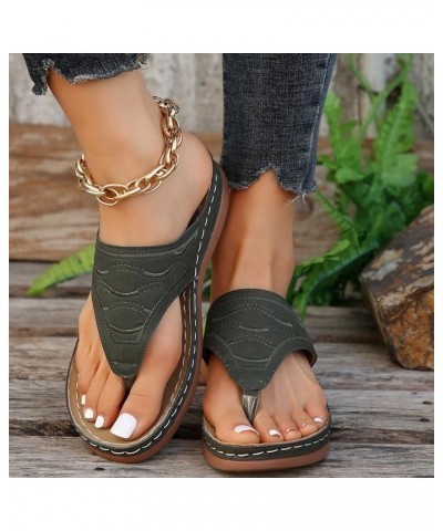 Slide Sandals for Women Open Toe Buckle Ankle Espadrilles Sandals Beach Boho Sandals Flat Elastic Sandals, Black 81-nrny-b-ag...