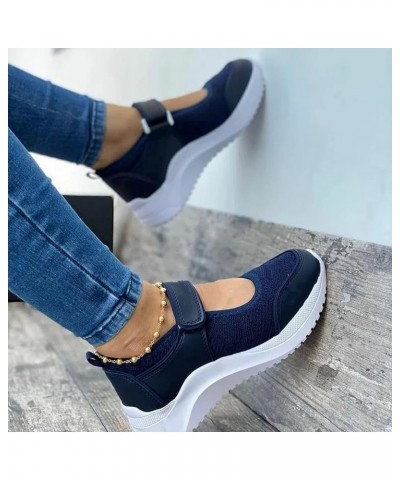 Chunky Sneakers for Women 2023 Black Orthopedic Shoes for Women Wide Toe Womens Slip On Tennis Shoes Size 7 Womens Sneakers S...