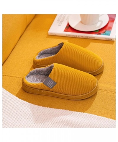 Fashionable Warm Non-Slip Rubber Sole Super Soft Velvet Fabric Slippers Suitable for Home Indoor Couples can Mix and Match 38...