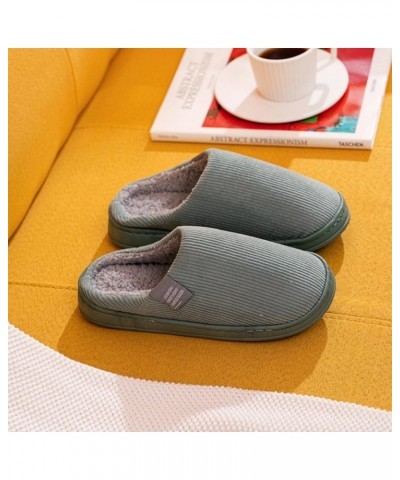 Fashionable Warm Non-Slip Rubber Sole Super Soft Velvet Fabric Slippers Suitable for Home Indoor Couples can Mix and Match 38...