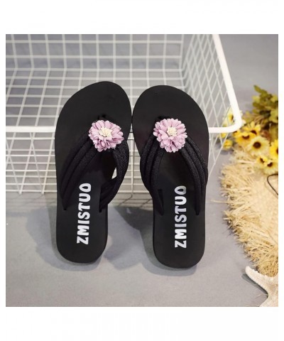 Sandals Wedge Fashion Clip Sandals Bottomed Toe Clip Summer Women's Sandals Toe Women's Beach Women's Sandals Sandals for Wom...