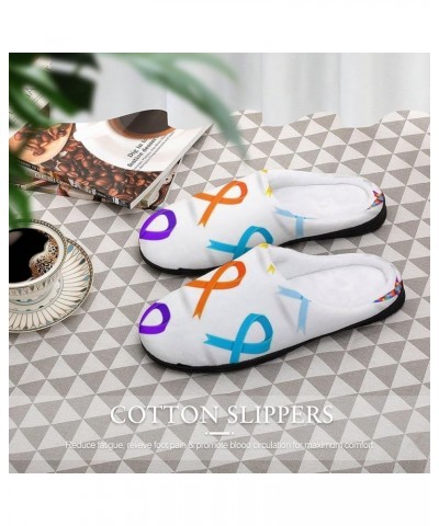 Family Slippers Soft Cotton Bedroom Home Shoes Indoor Cotton Slippers For Warmth Color560 $14.79 Slippers