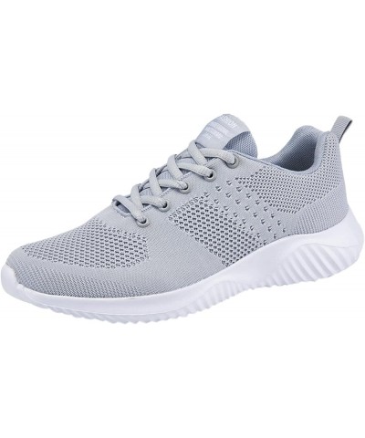 Men's Tennis Lightweight Athletics Gym Jogging Sneakers White Platform Sneakers Mens Sneakers Size 9 Z-05 Grey $16.07 Boots