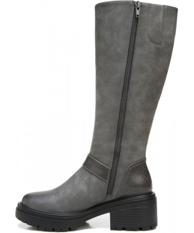 Women Adler Knee High Boot Dark Taupe Synthetic $35.95 Boots