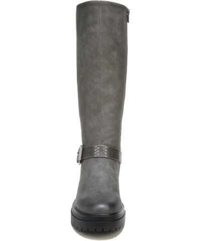 Women Adler Knee High Boot Dark Taupe Synthetic $35.95 Boots