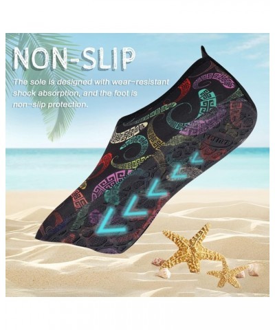 Water Shoes Barefoot Aqua Yoga Socks Quick-Dry Beach Swim Surf Shoes for Women Men Eprint Horn $8.39 Outdoor Shoes