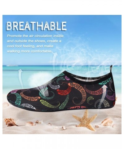 Water Shoes Barefoot Aqua Yoga Socks Quick-Dry Beach Swim Surf Shoes for Women Men Eprint Horn $8.39 Outdoor Shoes