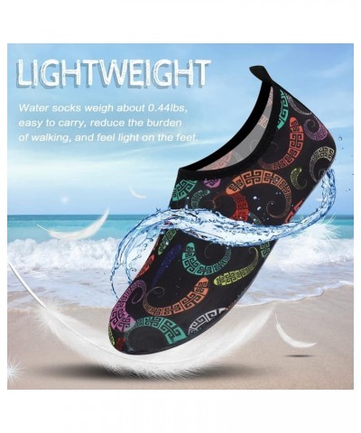 Water Shoes Barefoot Aqua Yoga Socks Quick-Dry Beach Swim Surf Shoes for Women Men Eprint Horn $8.39 Outdoor Shoes