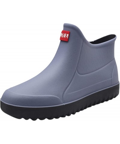 Rain Boots for Women Women's Rain Boots Toddler Rain Boots for Boys Girls Kids Rain Shoes Lightweight Grey $18.42 Outdoor Shoes