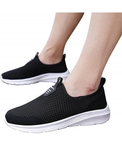 Platform Sneakers for Women Wide Size Women's Slip On Shoes Size 10 Wide Width Hiking Shoes Women 7.5 Wide Black Platform Ten...