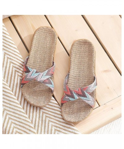 Flip Flop Slippers Women Soft Slippers S Womens Sandals Slides Gold Flats Shoes For Women Dress Sandals For Women Comf Pink 7...