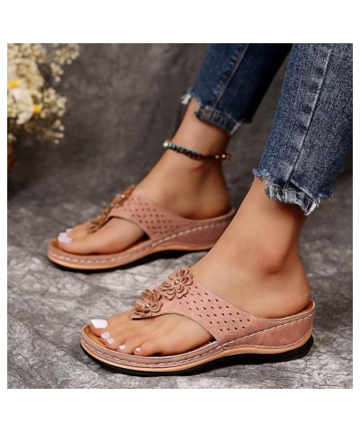 Support Sandals for Women Walking Shoes Women Retro Sandals with Arch Support for Women Summer Sandals for Women Dressy Summe...