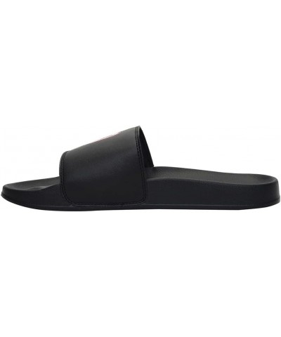 Unisex-Adult Slide Sandal Black Tango Red $17.26 Athletic Shoes