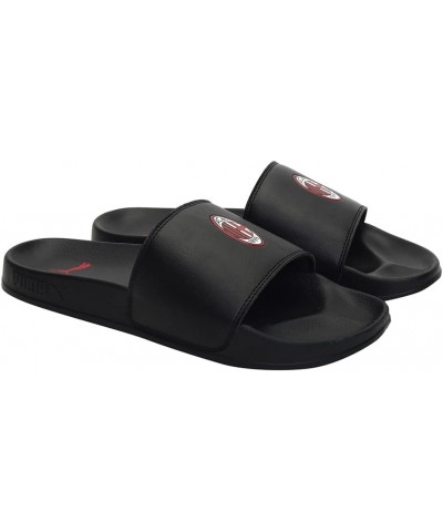 Unisex-Adult Slide Sandal Black Tango Red $17.26 Athletic Shoes