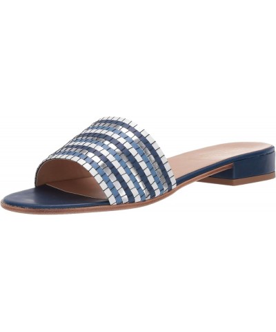 Women's Slide Sandal Blue Multi $15.89 Sandals