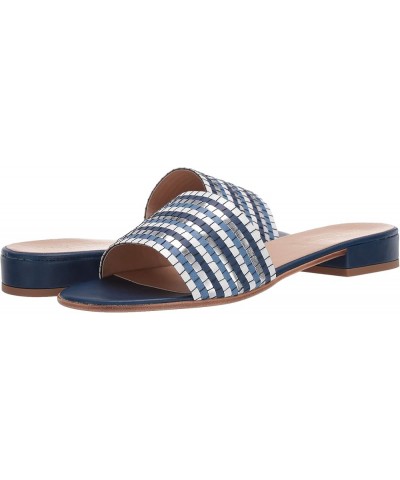 Women's Slide Sandal Blue Multi $15.89 Sandals