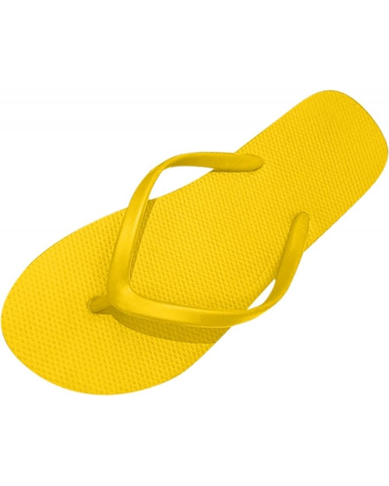 Womens Arch Support Athletic Yoga Mat Flip-Flop T-Strap Thong Sandals Elastic Beach Summer Wedges Shoes 23-ixpyn-e-yellow $14...