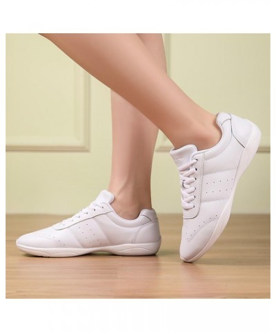 Girls White Cheer Shoes Youth Cheerleading Dance Sneaker Training Competition for Women Girls' Cheerleading Shoes Women White...