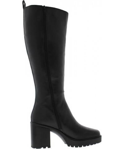 Women's Deegan Knee High Boot Black Leather $33.98 Boots