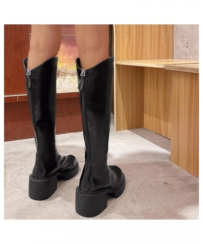 Women's Snow Boots Waterproof, Ankle Booties, Womens Western Boots Chunky Boots Goth Boots Western Boots C-black $31.92 Boots