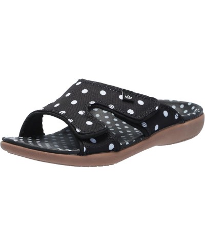 Women's Kholo Dot Slide Sandal Black $18.49 Sandals