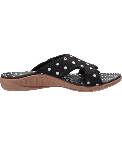 Women's Kholo Dot Slide Sandal Black $18.49 Sandals