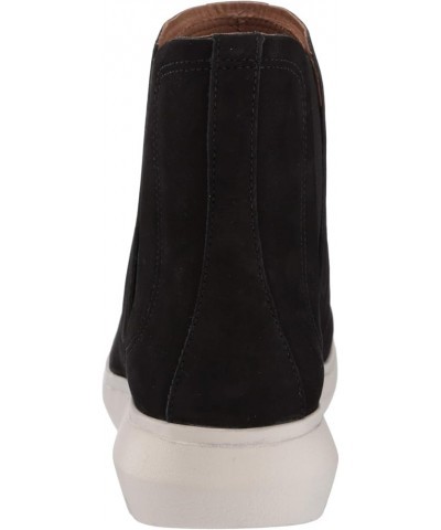 Women's Leather Made in Brazil Luxury Chelsea Boot with Sneaker Sole Black Suede $18.80 Boots