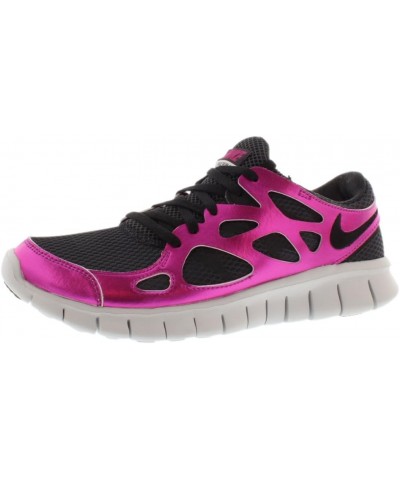 Women's Free Run+ 2 PRM Ext Running Shoes-Black/Pink/White-7 $49.60 Athletic Shoes