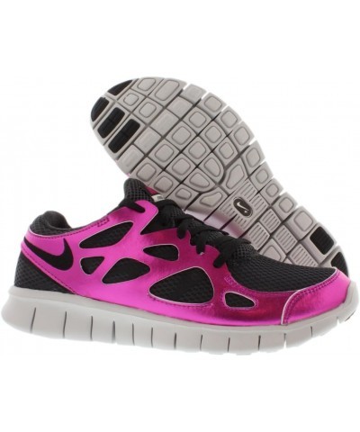 Women's Free Run+ 2 PRM Ext Running Shoes-Black/Pink/White-7 $49.60 Athletic Shoes