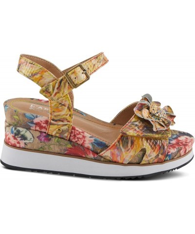 Women's CAMAE Sandals – Elegant Sporty Blend for Confident Steps Yellow Multi $34.63 Sandals