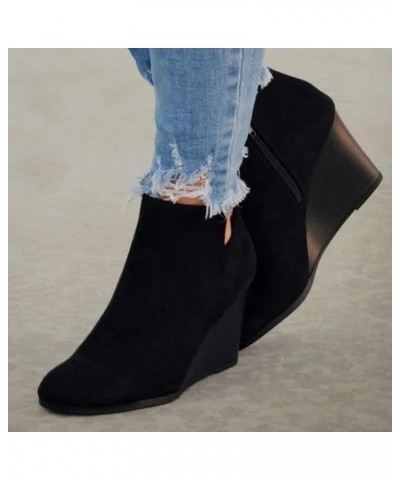 Ankle Boots for Women No Heel Wide Boots for Women Ankle Booties Dressy Summer Open Toe Booties for Women Low Heel Extra Wide...