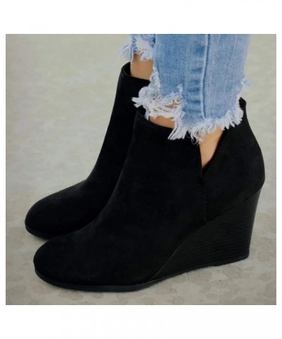 Ankle Boots for Women No Heel Wide Boots for Women Ankle Booties Dressy Summer Open Toe Booties for Women Low Heel Extra Wide...