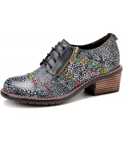 Vintage Women Brogues 540 Grey $42.83 Oxfords