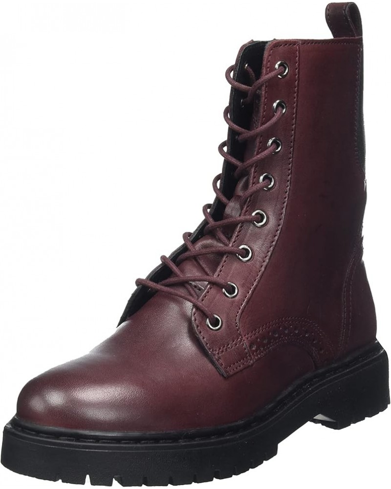 Womens Biker Ankle Boot Bordeaux $42.14 Boots