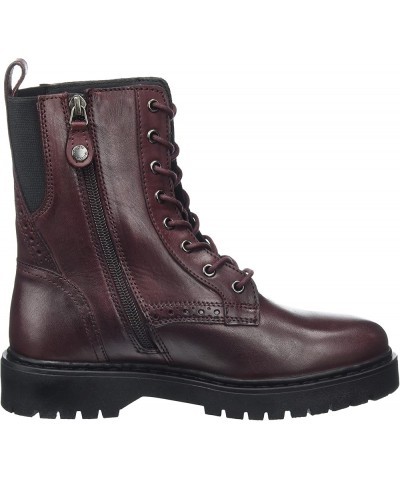 Womens Biker Ankle Boot Bordeaux $42.14 Boots