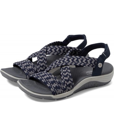 Womens Martha Stewart Reggae Cup Coastal Trail Navy Grey $21.60 Athletic Shoes