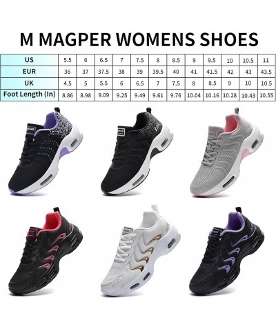 Women Air Running Sneakers Lightweight Walking Athletic Gym Sports Tennis Shoes Greypink $25.43 Athletic Shoes