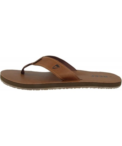 Men's Leather Smoothy Sandal Bronze Brown $22.98 Sandals