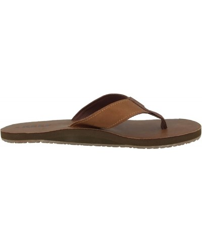 Men's Leather Smoothy Sandal Bronze Brown $22.98 Sandals