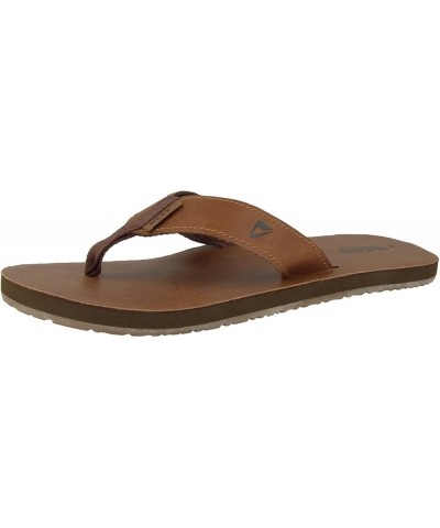 Men's Leather Smoothy Sandal Bronze Brown $22.98 Sandals