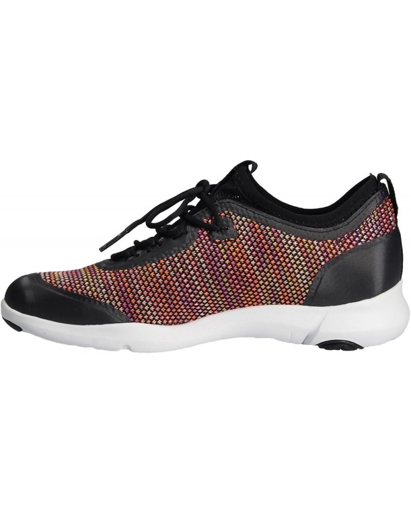 Womens Nebula Sneaker Black/Orange $36.80 Fashion Sneakers