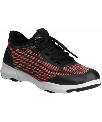 Womens Nebula Sneaker Black/Orange $36.80 Fashion Sneakers